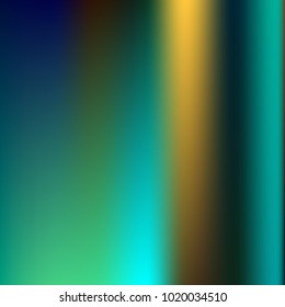 Foil hologram modern deep background. Smooth mesh blurred futuristic template. Bright hipster style backdrop. Blank Holographic spectrum gradient for printed products, covers.