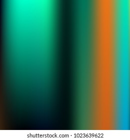 Foil hologram modern deep background. Smooth mesh blurred futuristic template. Bright hipster style backdrop. Blank Holographic spectrum gradient for printed products, covers.