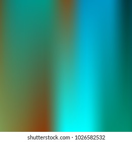 Foil hologram modern deep background. Smooth mesh blurred futuristic template. Bright hipster style backdrop. Blank Holographic spectrum gradient for printed products, covers.