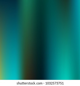 Foil hologram modern deep background. Smooth mesh blurred futuristic template. Bright hipster style backdrop. Blank Holographic spectrum gradient for printed products, covers.