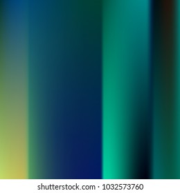 Foil hologram modern deep background. Smooth mesh blurred futuristic template. Bright hipster style backdrop. Blank Holographic spectrum gradient for printed products, covers.