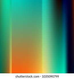 Foil hologram modern deep background. Smooth mesh blurred futuristic template. Bright hipster style backdrop. Blank Holographic spectrum gradient for printed products, covers.