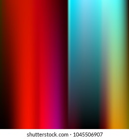 Foil hologram modern deep background. Vivid smooth mesh blurred futuristic template. Bright hipster style backdrop. Intense blank Holographic spectrum gradient for printed products, covers.
