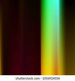 Foil hologram modern deep background. Vivid smooth mesh blurred futuristic template. Bright hipster style backdrop. Intense blank Holographic spectrum gradient for printed products, covers.
