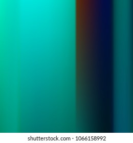 Foil hologram modern deep background. Smooth mesh blurred futuristic template. Bright hipster style backdrop. Blank Holographic spectrum gradient for printed products, covers.