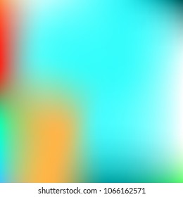 Foil hologram modern deep background. Vivid smooth mesh blurred futuristic template. Bright hipster style backdrop. Technology blank Holographic spectrum gradient for printed products, covers.