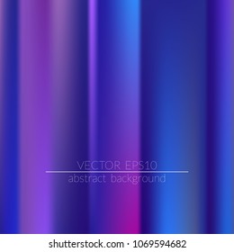 Foil hologram modern deep background.  Vivid smooth mesh blurred futuristic template. Trendy creative vector. Intense blank Holographic spectrum gradient for printed products, covers.