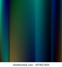 Foil hologram modern deep background. Smooth mesh blurred futuristic template. Bright hipster style backdrop. Blank Holographic spectrum gradient for printed products, covers.