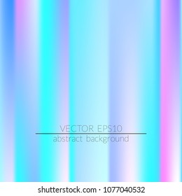 Foil hologram modern deep background. Colorful rainbow gradient.  Trendy creative vector.  Easily editable soft colored vector illustration. Bright print.