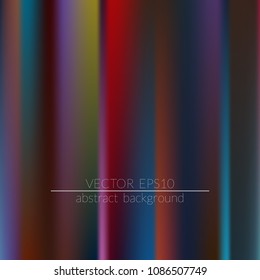 Foil hologram modern deep background.  Vivid smooth mesh blurred futuristic template. Trendy creative vector. Intense blank Holographic spectrum gradient for printed products, covers.