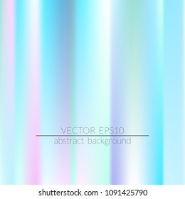Foil hologram modern deep background. Colorful rainbow gradient.  Trendy creative vector.  Easily editable soft colored vector illustration. Bright print.