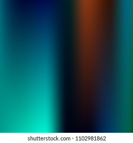 Foil hologram modern deep background. Smooth mesh blurred futuristic template. Bright hipster style backdrop. Blank Holographic spectrum gradient for printed products, covers.