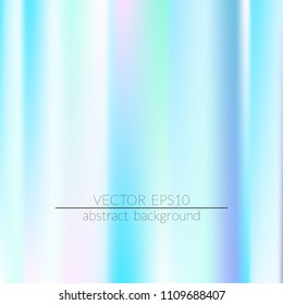Foil hologram modern deep background. Colorful rainbow gradient.  Trendy creative vector.  Easily editable soft colored vector illustration. Bright print.