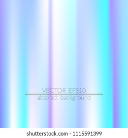 Foil hologram modern deep background.  Vivid smooth mesh blurred futuristic template. Trendy creative vector.  Easily editable soft colored vector illustration. Bright print.