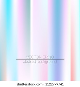 Foil hologram modern deep background. Colorful rainbow gradient.  Trendy creative vector.  Easily editable soft colored vector illustration. Bright print.