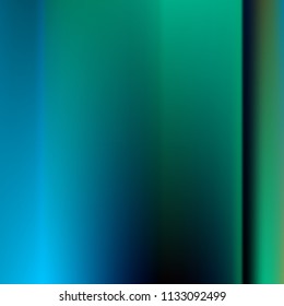 Foil hologram modern deep background. Smooth mesh blurred futuristic template. Bright hipster style backdrop. Blank Holographic spectrum gradient for printed products, covers.