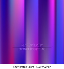 Foil hologram modern deep background.  Vivid smooth mesh blurred futuristic template. Trendy creative vector.  Easily editable soft colored vector illustration. Bright print.