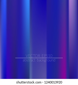 Foil hologram modern deep background. Colorful rainbow gradient.  Trendy creative vector. Intense blank Holographic spectrum gradient for printed products, covers.