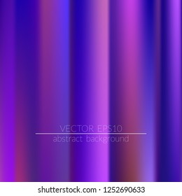 Foil hologram modern deep background. Colorful rainbow gradient.  Trendy creative vector.  Easily editable soft colored vector illustration. Bright print.