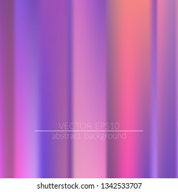 Foil hologram modern deep background.  Vivid smooth mesh blurred futuristic template. Trendy creative vector. Intense blank Holographic spectrum gradient for printed products, covers.