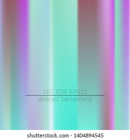 Foil hologram modern deep background.  Vivid smooth mesh blurred futuristic template. Trendy creative vector.  Easily editable soft colored vector illustration. Bright print.