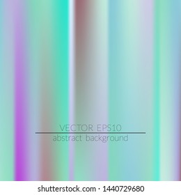 Foil hologram modern deep background. Colorful rainbow gradient.  Trendy creative vector.  Easily editable soft colored vector illustration. Bright print.