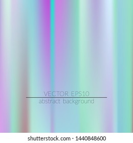 Foil hologram modern deep background. Colorful rainbow gradient.  Trendy creative vector. Intense blank Holographic spectrum gradient for printed products, covers.