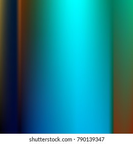 Foil hologram modern deep background. Smooth mesh blurred futuristic template. Bright hipster style backdrop. Blank Holographic spectrum gradient for printed products, covers.