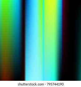 Foil hologram modern deep background. Vivid smooth mesh blurred futuristic template. Bright hipster style backdrop. Intense blank Holographic spectrum gradient for printed products, covers.