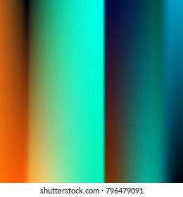 Foil hologram modern deep background. Smooth mesh blurred futuristic template. Bright hipster style backdrop. Blank Holographic spectrum gradient for printed products, covers.