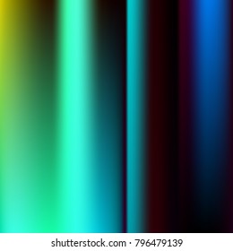 Foil hologram modern deep background. Vivid smooth mesh blurred futuristic template. Bright hipster style backdrop. Intense blank Holographic spectrum gradient for printed products, covers.