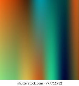 Foil hologram modern deep background. Smooth mesh blurred futuristic template. Bright hipster style backdrop. Blank Holographic spectrum gradient for printed products, covers.