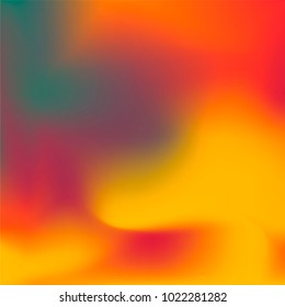 Foil hologram vector background. Abstract bright colored  gradient texture. Blurry hipster liquid background. Vibrant holographic illustration. Vector design template
