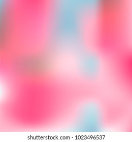 Foil hologram vector background. Abstract soft pastel gradient texture. Blurry hipster liquid background. Vibrant holographic illustration. Vector design template