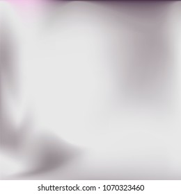 Foil hologram vector background. Abstract soft pastel gradient texture. Blurry hipster liquid background. Vibrant holographic illustration. Vector design template
