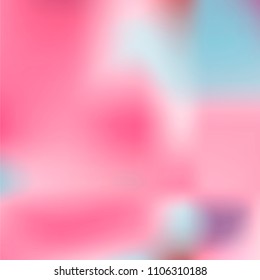 Foil hologram vector background. Abstract soft pastel gradient texture. Blurry hipster liquid background. Vibrant holographic illustration. Vector design template