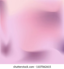 Foil hologram vector background. Abstract soft pastel gradient texture. Blurry hipster liquid background. Vibrant holographic illustration. Vector design template
