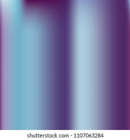 Foil hologram vector background. Abstract soft pastel gradient texture. Blurry hipster liquid background. Vibrant holographic illustration. Vector design template