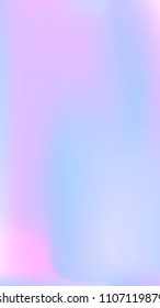 Foil hologram vector background. Abstract soft pastel gradient texture. Blurry hipster liquid background. Vibrant holographic illustration. Vector design template

