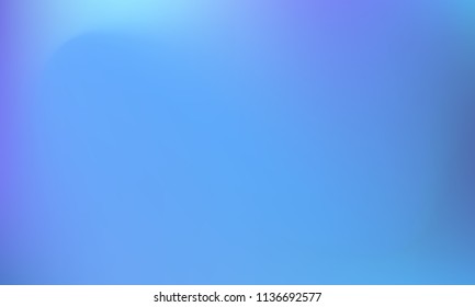 Foil hologram vector background. Abstract soft pastel gradient texture. Colored Blurry Hipster Liquid Background. Vibrant holographic illustration. Gradient mesh. Blue Violet Pink Iris Lavender.