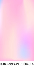 Foil hologram vector background. Abstract soft pastel gradient texture. Blurry hipster liquid background. Vibrant holographic illustration. Vector design template
