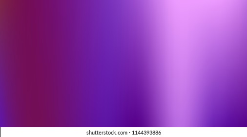 Foil hologram vector background. Abstract soft pastel gradient texture. Colored Blurry Hipster Liquid Background. Vibrant holographic illustration. Gradient mesh. Violet Orchid Iris Lavender Purple.