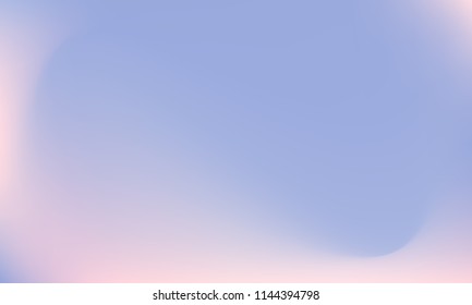 Foil hologram vector background. Abstract soft pastel gradient texture. Colored Blurry Hipster Liquid Background. Vibrant holographic illustration. Gradient mesh. Blue Violet Orchid Iris Lavender.