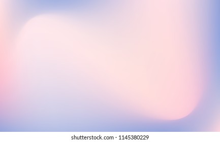 Foil hologram vector background. Abstract soft pastel gradient texture. Colored Blurry Hipster Liquid Background. Vibrant holographic illustration. Gradient mesh. Blue Violet Orchid Iris Lavender.