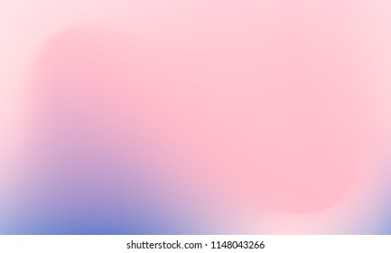 Foil hologram vector background. Abstract soft pastel gradient texture. Colored Blurry Hipster Liquid Background. Vibrant holographic illustration. Gradient mesh. Blue Violet Orchid Iris Lavender.