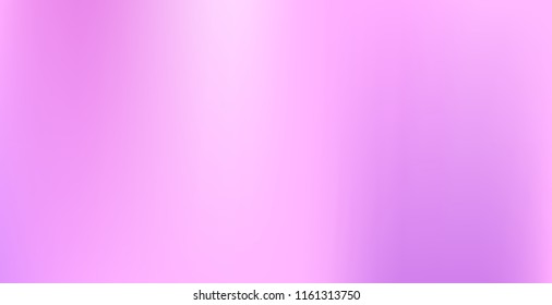 Foil hologram vector background. Abstract soft pastel gradient texture. Colored Blurry Hipster Liquid Background. Vibrant holographic illustration. Gradient mesh. Violet Orchid Iris Lavender Purple.