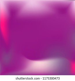 Foil hologram vector background. Abstract soft pastel gradient texture. Blurry hipster liquid background. Vibrant holographic illustration. Vector design template
