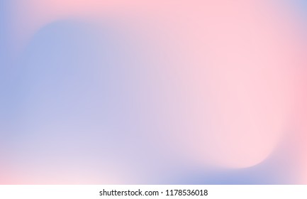 Foil hologram vector background. Abstract soft pastel gradient texture. Colored Blurry Hipster Liquid Background. Vibrant holographic illustration. Gradient mesh. Blue Violet Orchid Iris Lavender.