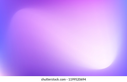 Foil hologram vector background. Abstract soft pastel gradient texture. Colored Blurry Hipster Liquid Background. Vibrant holographic illustration. Gradient mesh. Blue Violet Pink Iris Lavender.