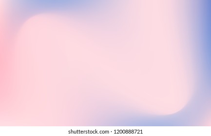 Foil hologram vector background. Abstract soft pastel gradient texture. Colored Blurry Hipster Liquid Background. Vibrant holographic illustration. Gradient mesh. Blue Violet Orchid Iris Lavender.